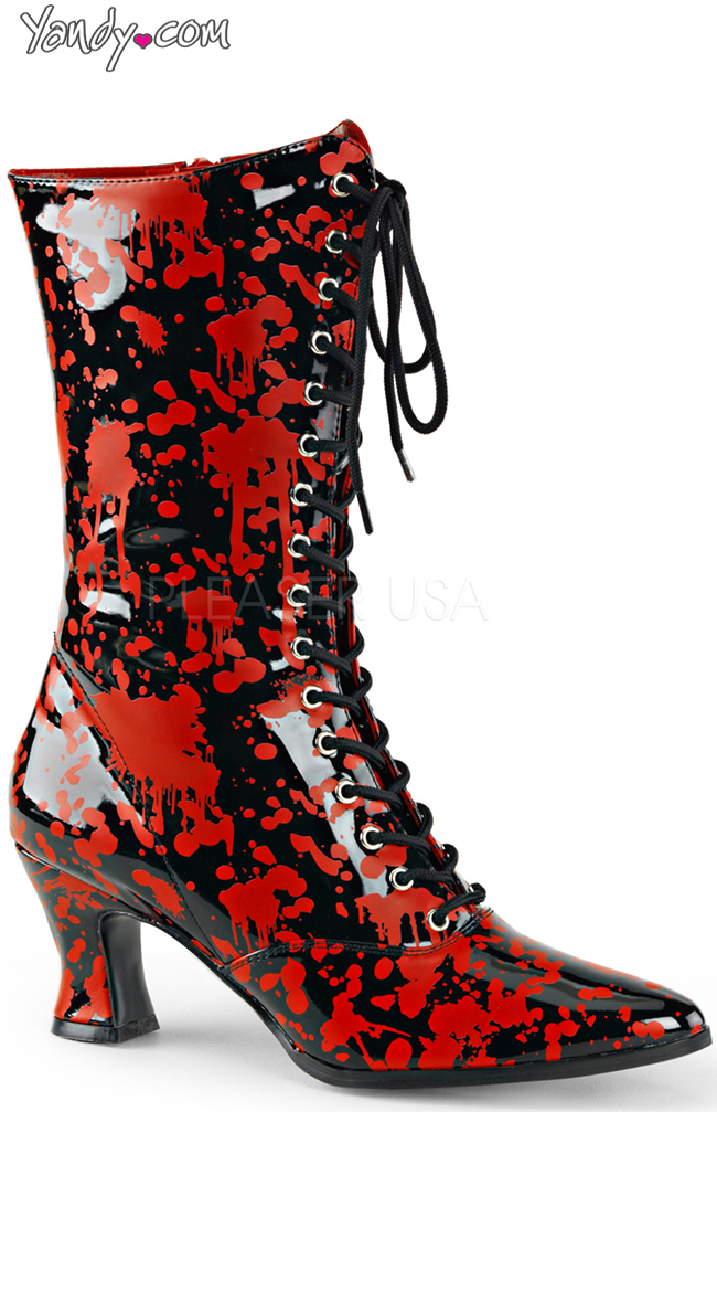 2 3/4" Bloody Witch Boot by Pleaser