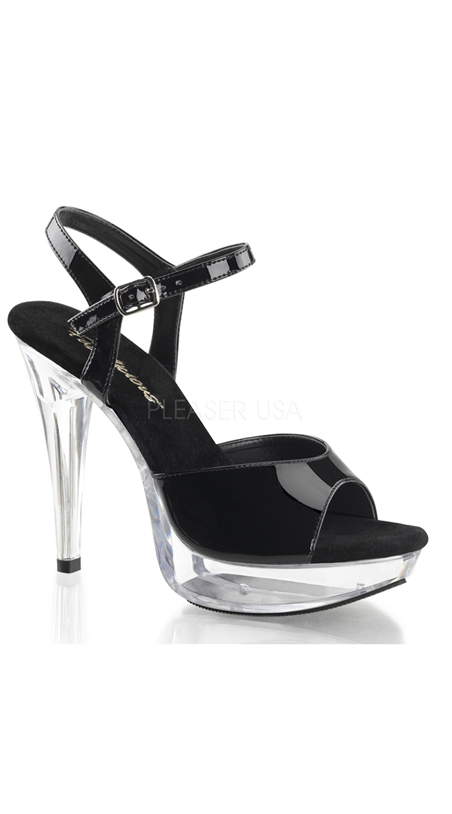 5" Heel with Ankle Strap by Pleaser