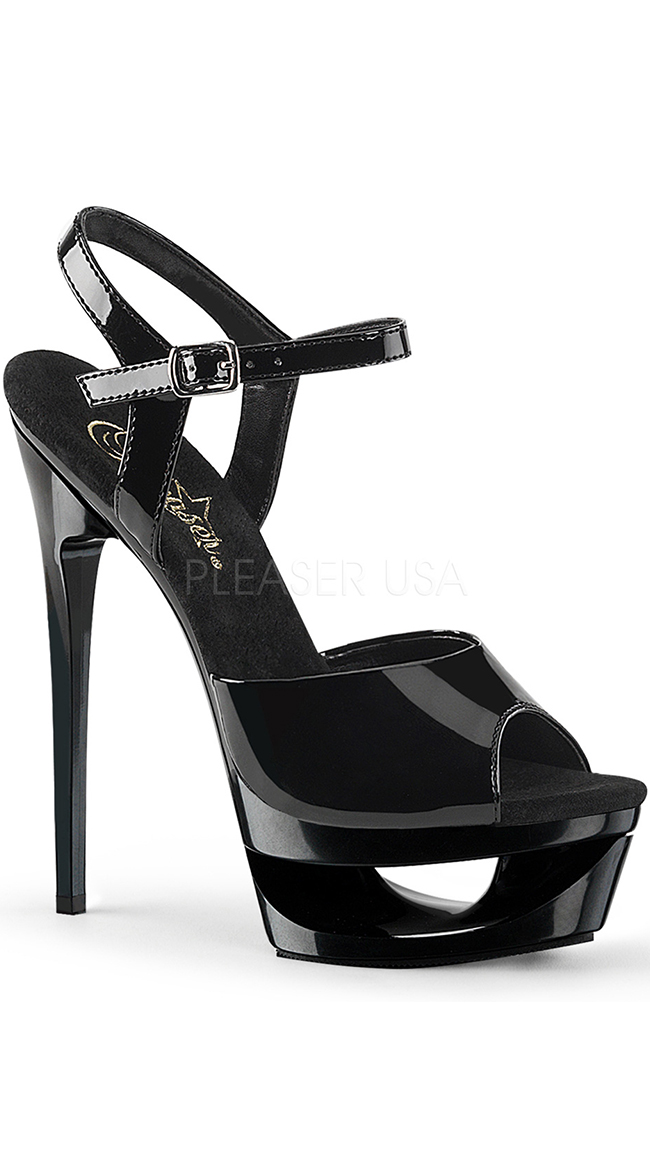 6 1/2" Ankle Strap Sandal by Pleaser