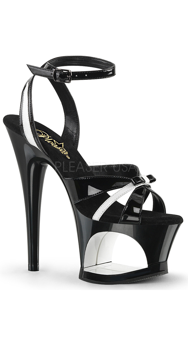 7" Cut-Out Wrap Around Sandal by Pleaser