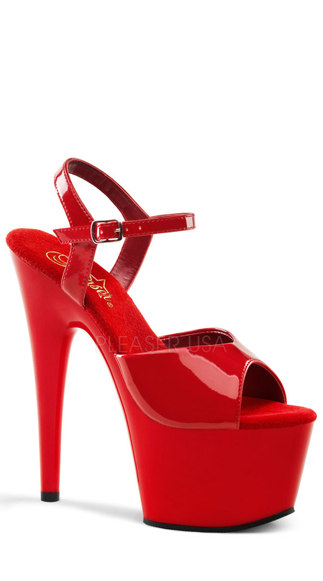 7 Inch Ankle Strap Stiletto by Pleaser