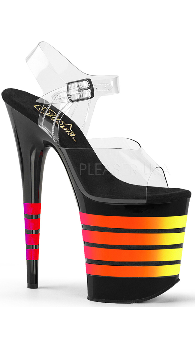 8" Ankle Strap Sandal by Pleaser