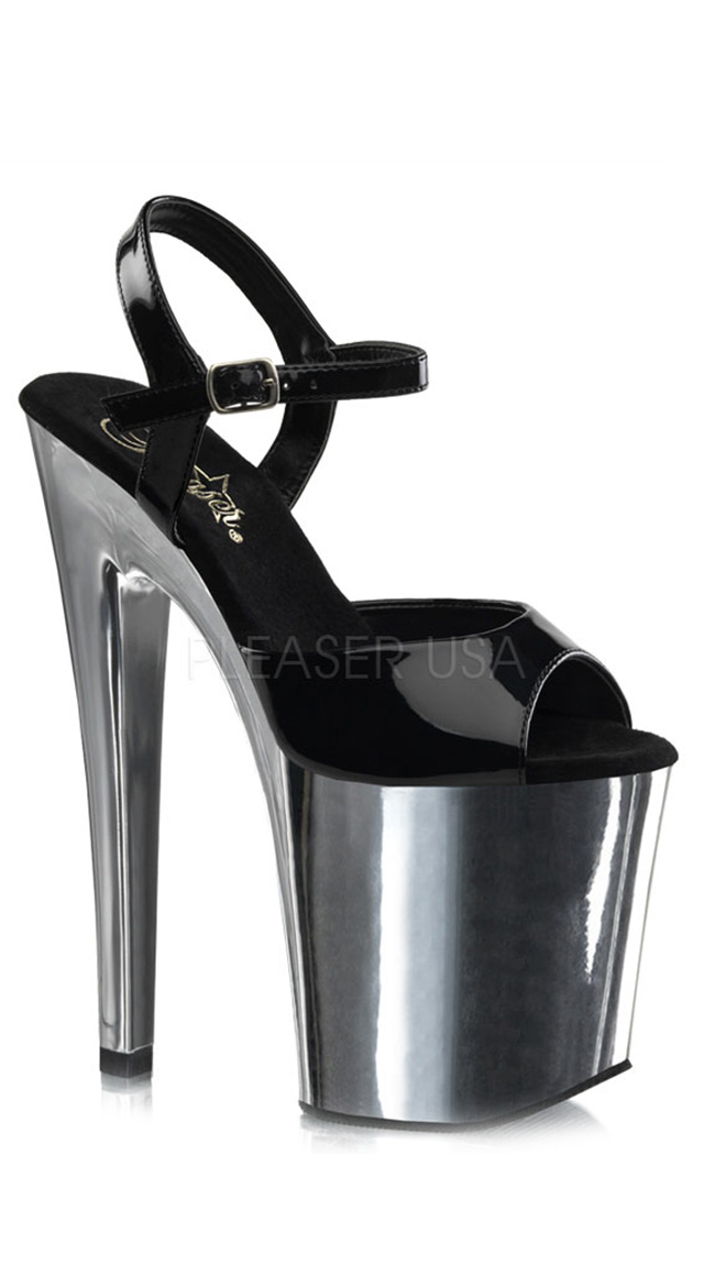 8 Inch Ankle Strap Sandal by Pleaser