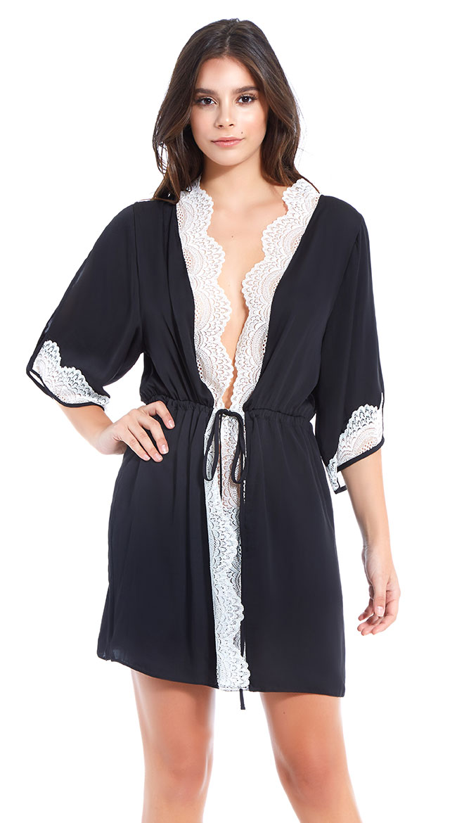 Afternoon Delight Satin Robe by iCollection