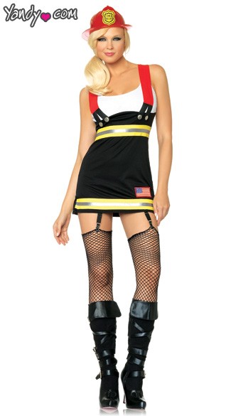 Backdraft Babe Fire Fighter Costume by Leg Avenue