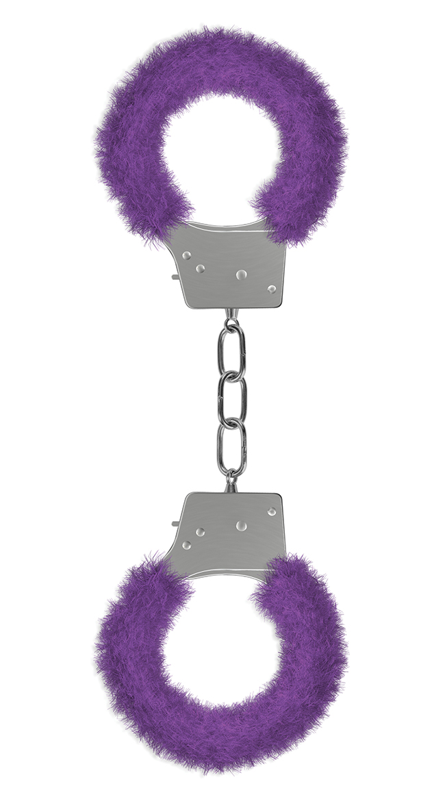 Beginner's Handcuffs Furry Purple by Entrenue / Adult Handcuff