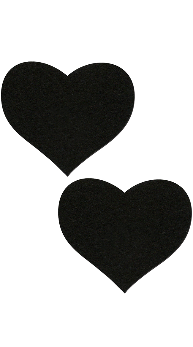 Black Heart Pasties by Pastease / Black Pasties