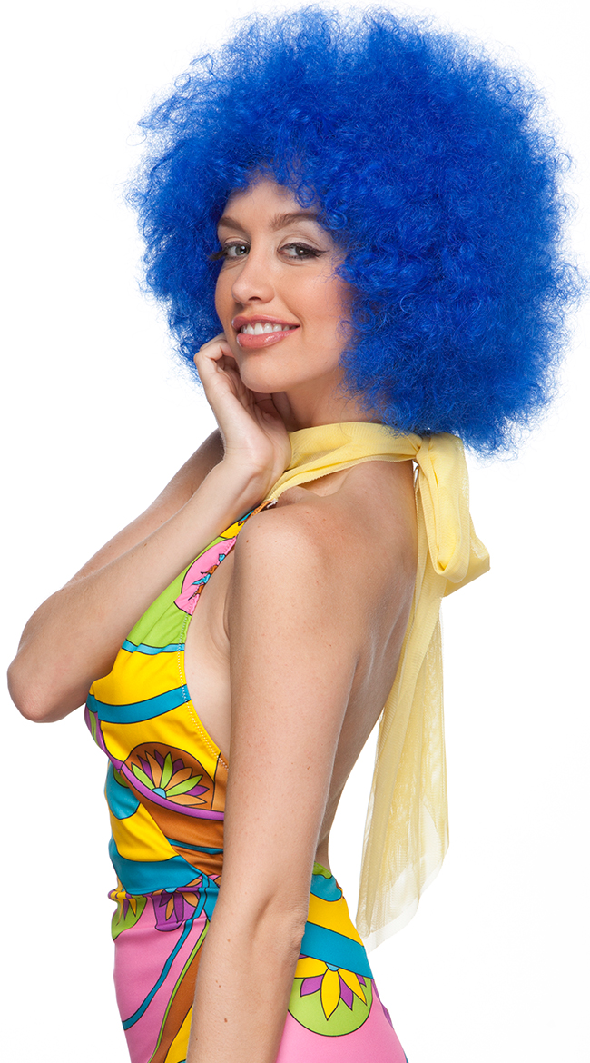 Blue Clown Wig by West Bay / Halloween Wig