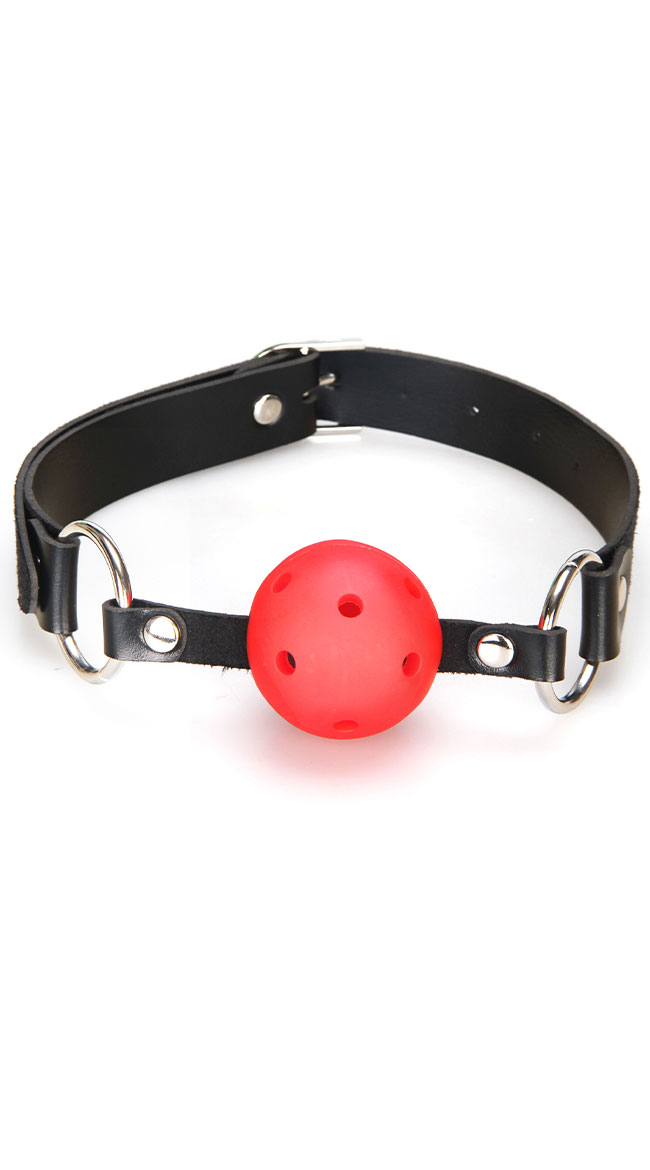 Breathable Red Ball Gag by Electric Eel