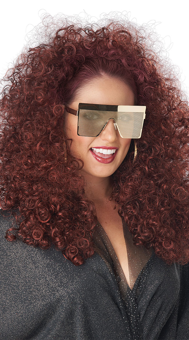 Burgundy Curly Diva Wig by California Costumes - sexy lingerie