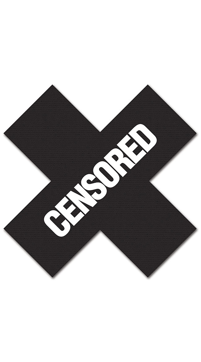 Censored Cross Pasties Pack by XGEN Products