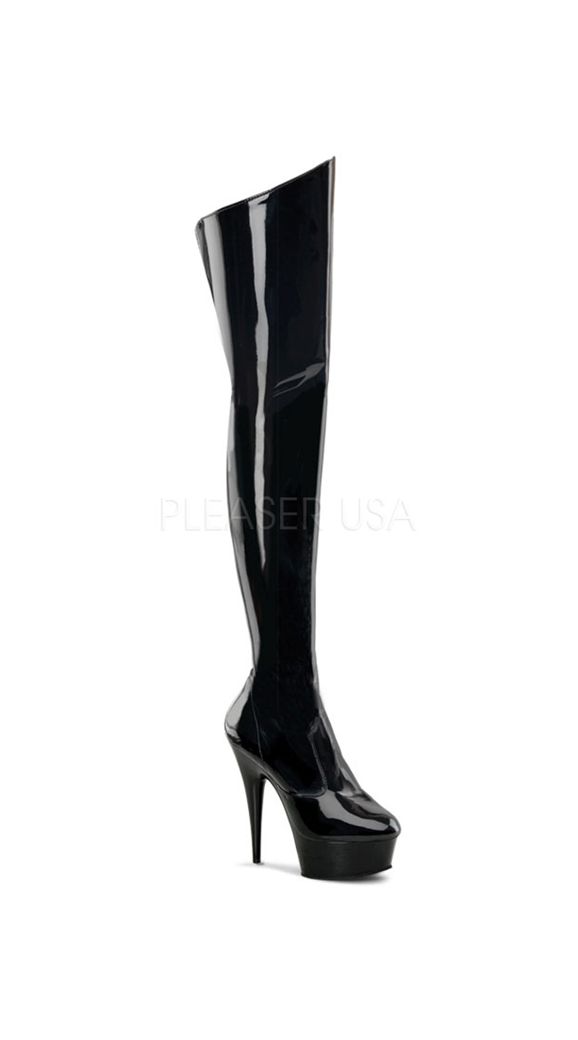Delight Thigh High Boots by Pleaser