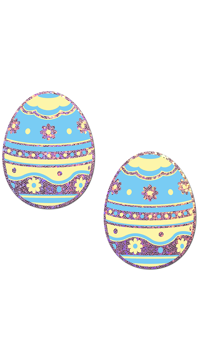 Glittery Easter Egg Pasties by Pastease