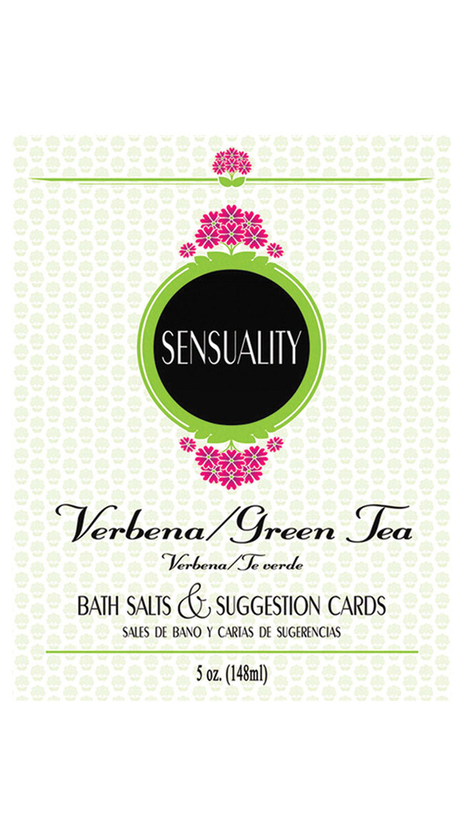 Green Tea Bath Salts Card Game by Entrenue