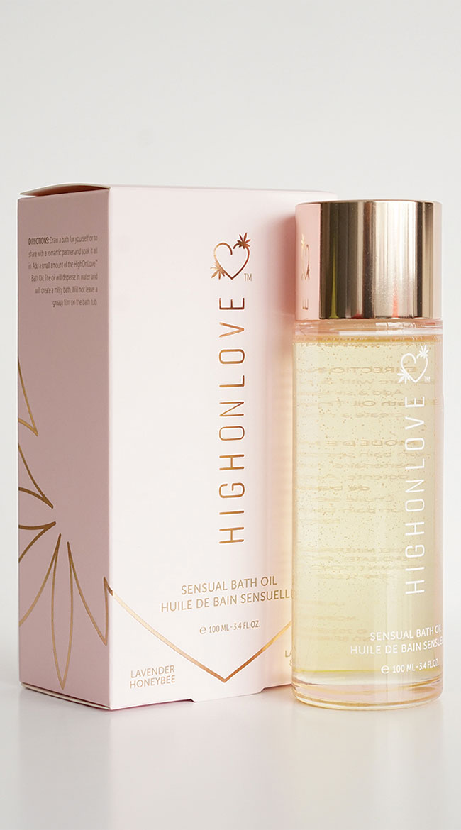 High On Love Sensual Bath Oil by Entrenue - sexy lingerie