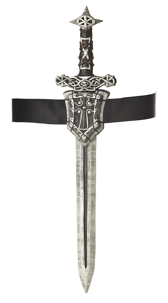 Knight Sword with Crusader Sheath by California Costumes