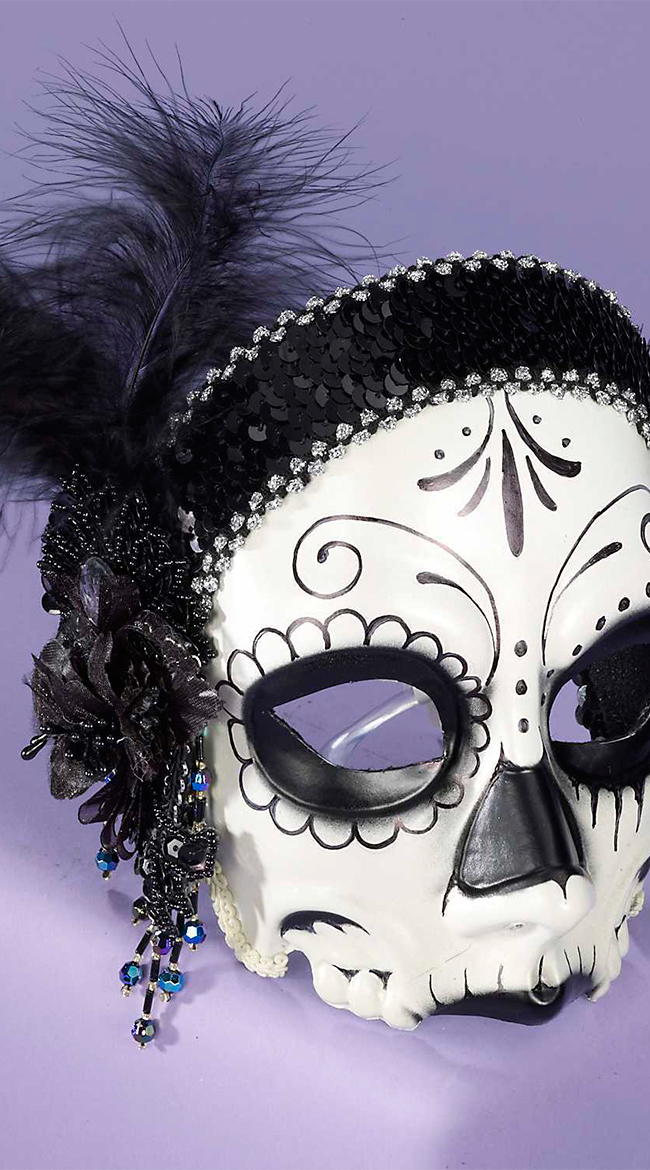La Muerta Skull Face Mask by Forum Novelties