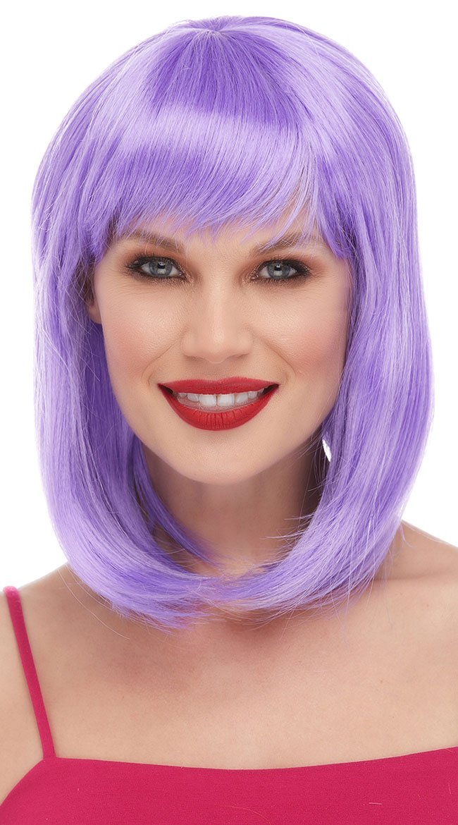 Lavender Dolled Up Wig by West Bay - sexy lingerie