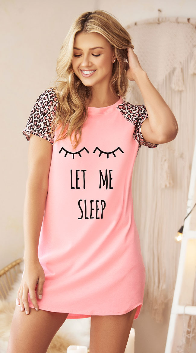 Let Me Sleep Pink Nightgown by Mapale