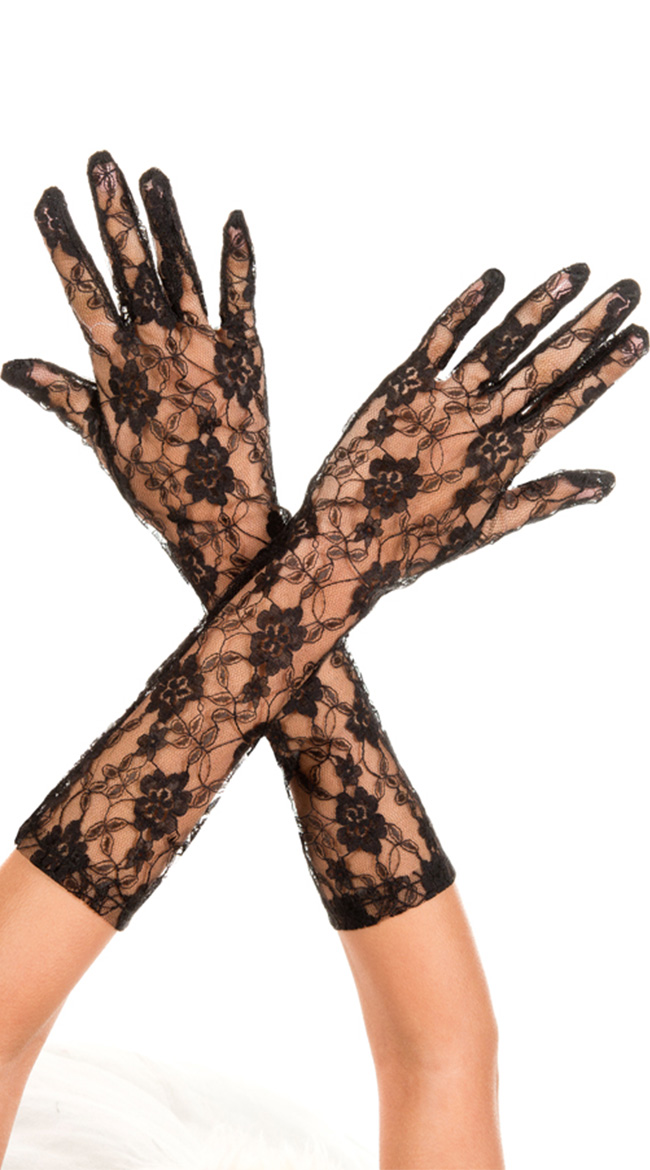 Long Lace Gloves by Music Legs