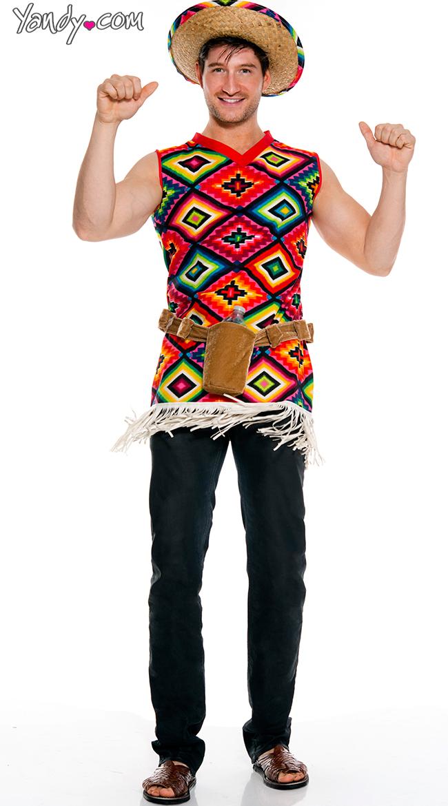 Men's Authentic Mexican Tequila Costume by Music Legs