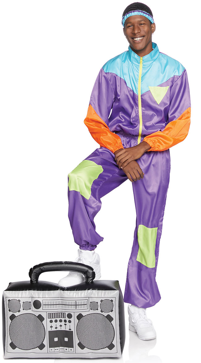 Men's Awesome 80s Ski Suit Costume by Leg Avenue