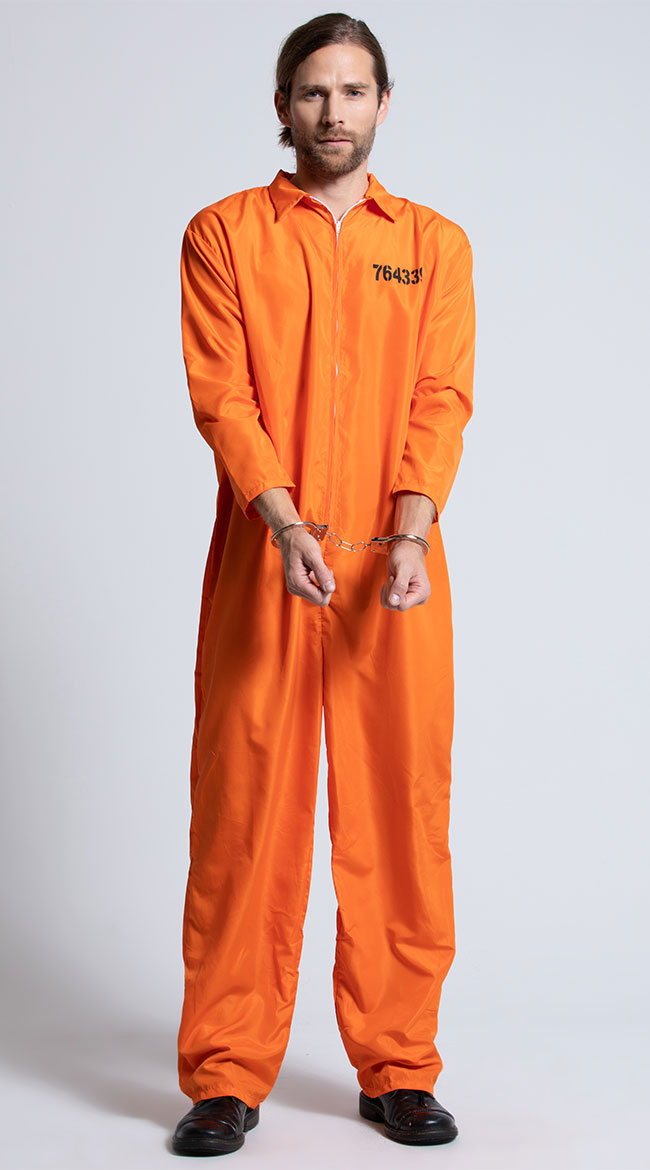Men's Bad Boy Convict Costume by Fever