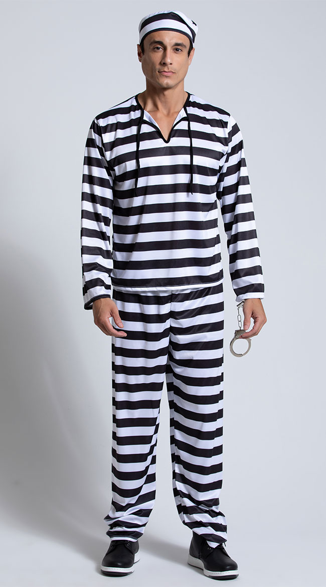 Men's Convict Costume by California Costumes