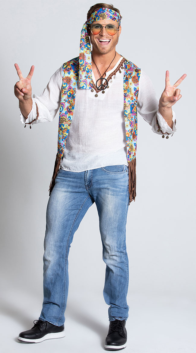 Men's Groovy Hippie Costume by Forum Novelties / Men's 60S Costume