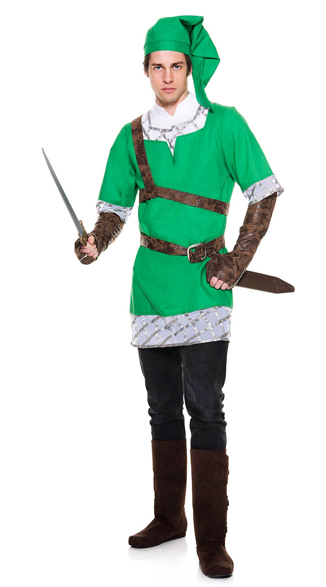 Men's Legendary Elf Costume by Music Legs