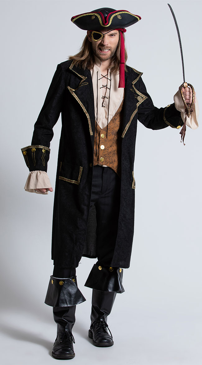 Men's Pirate Captain Costume by California Costumes