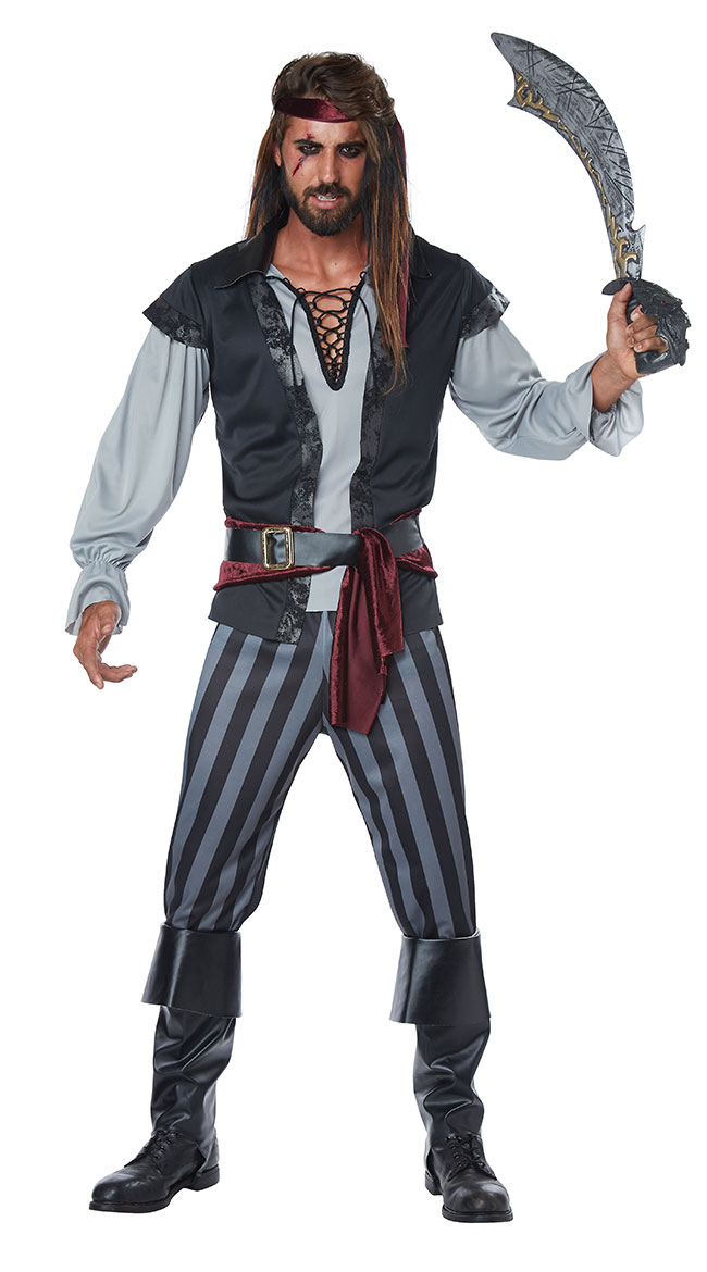 Men's Scallywag Pirate Costume by California Costumes