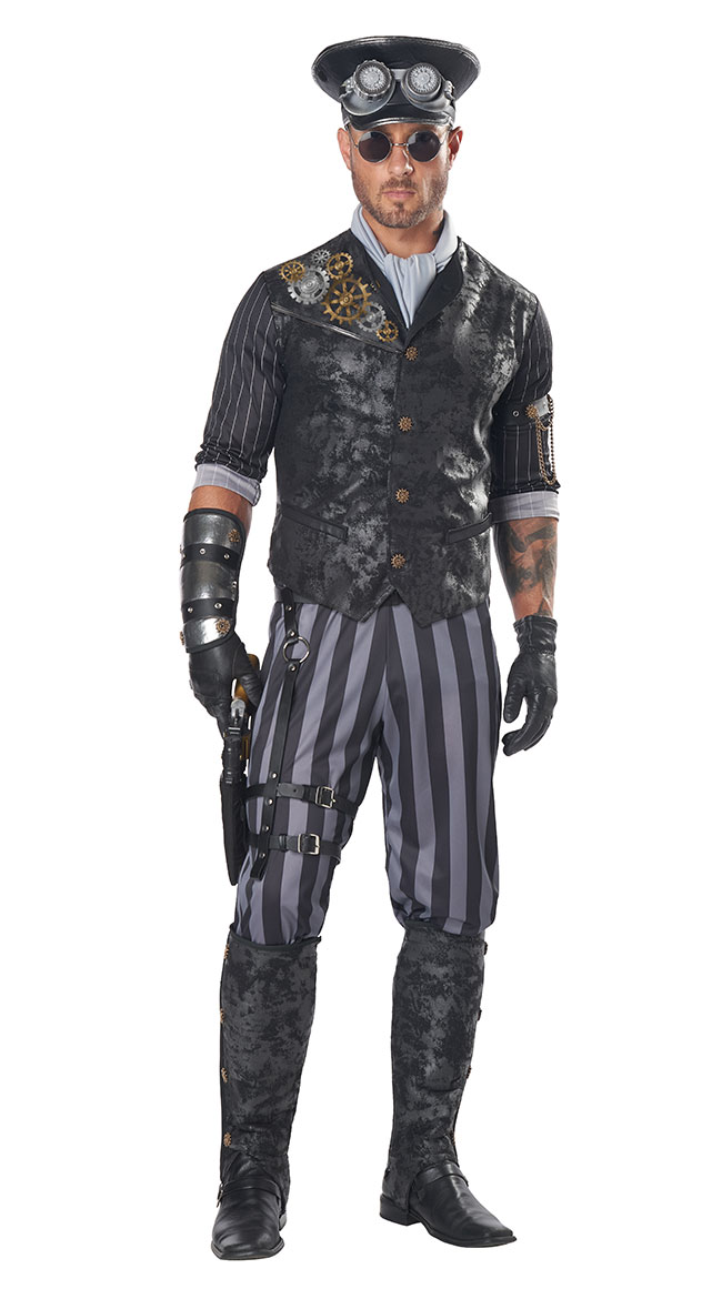 Men's Steampunk Commander Costume by California Costumes