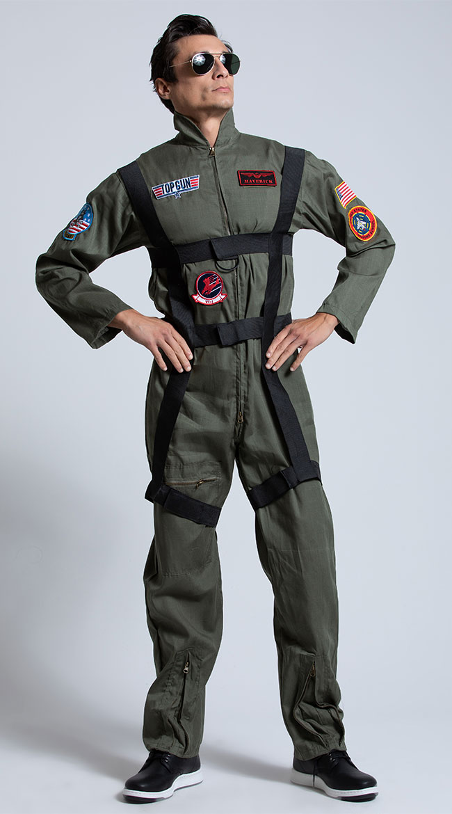 Men's Top Gun Paratrooper Costume by Leg Avenue