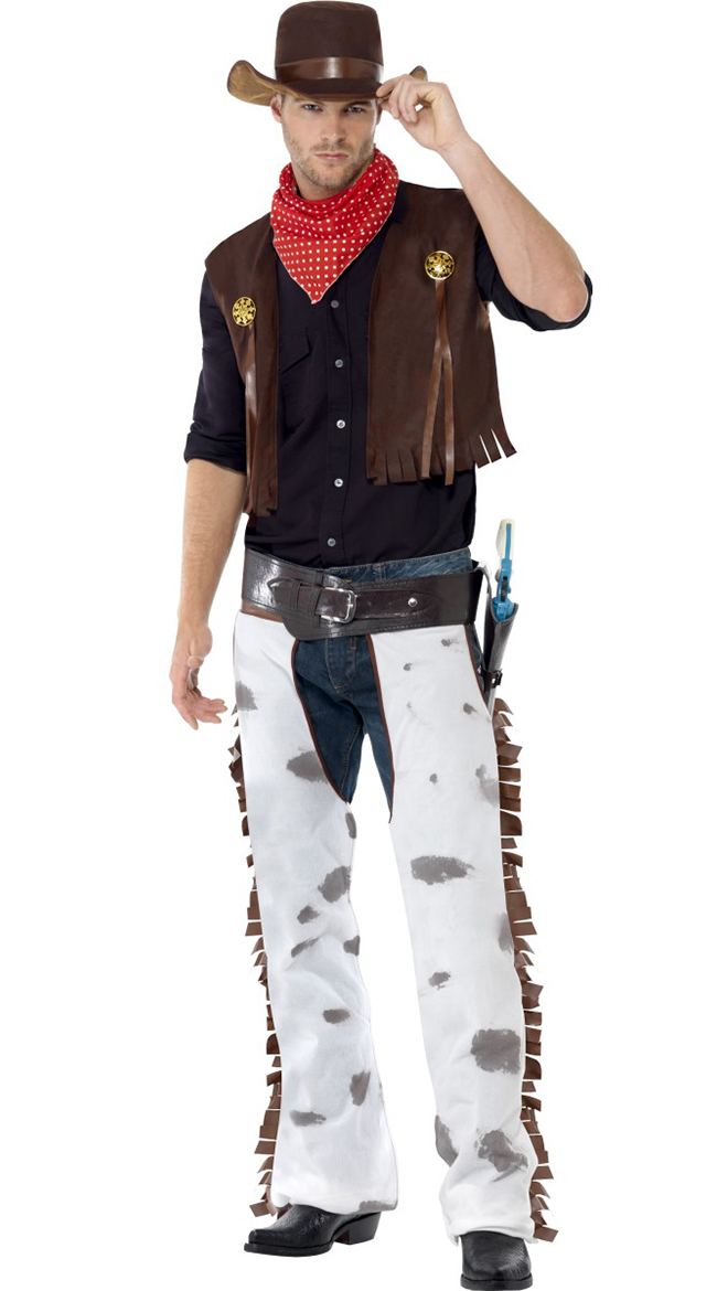 Men's Western Cowboy Costume by Fever