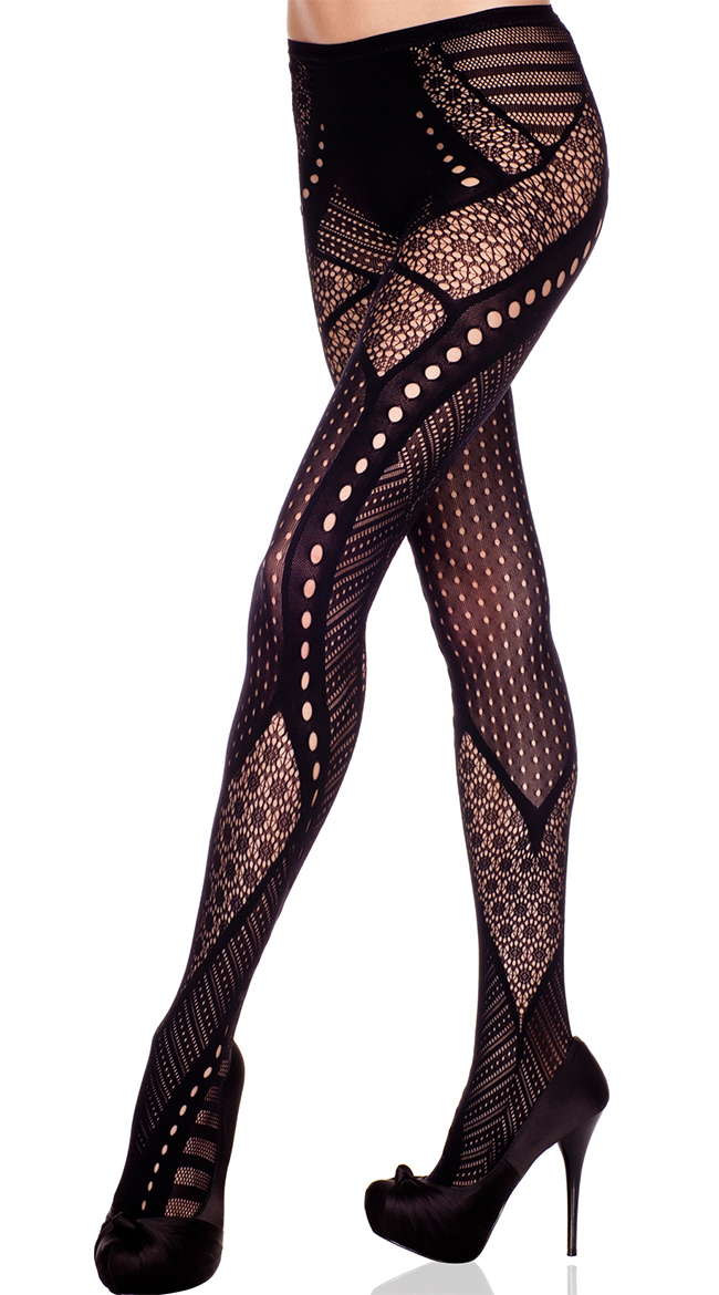 Multi Pattern Tights by Music Legs