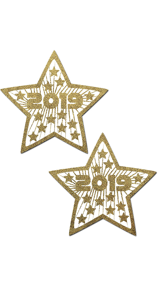 New Years 2019 Star Pasties by Pastease