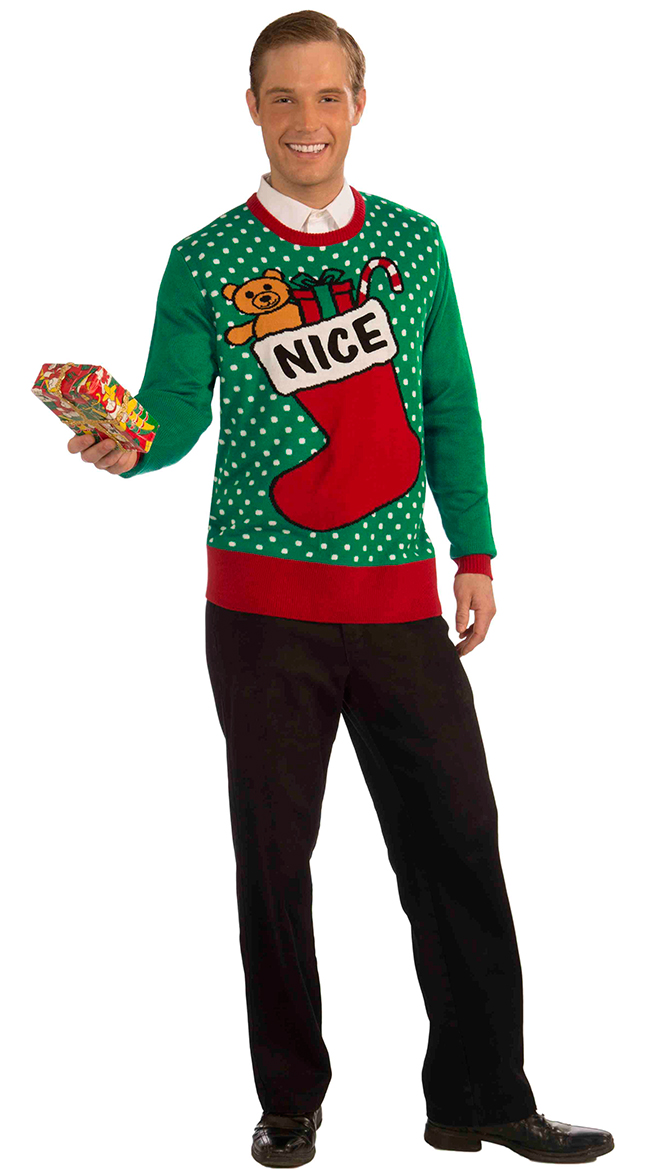 Nice Ugly Christmas Sweater by Forum Novelties