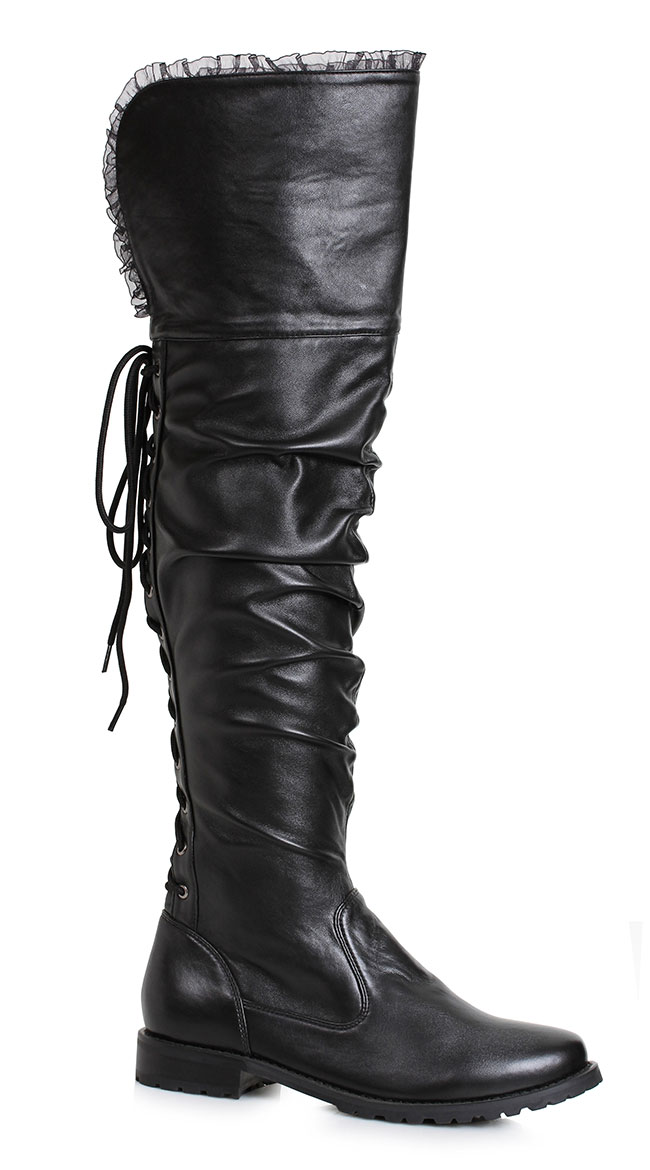 Over The Knee Pirate Boot by Ellie Shoes