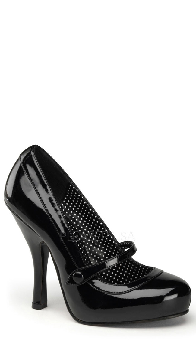 Patent Leather Mary Jane Pump by Pleaser