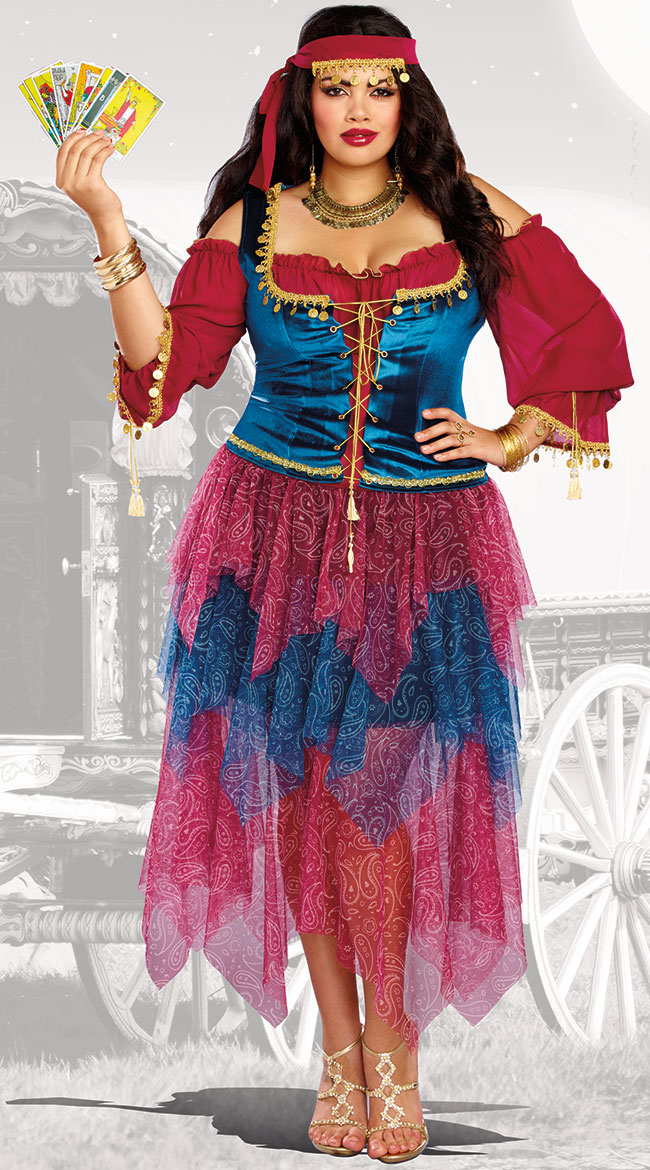 Plus Size Alluring Gypsy Costume by Dreamgirl