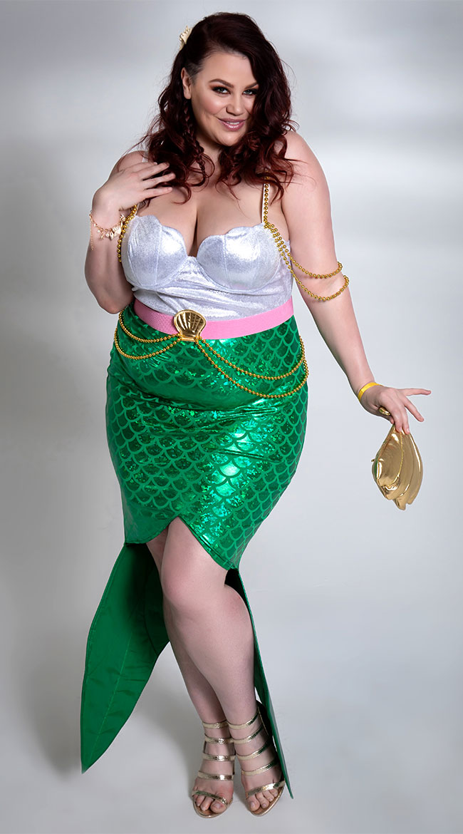 Plus Size Alluring Sea Siren Costume by Starline