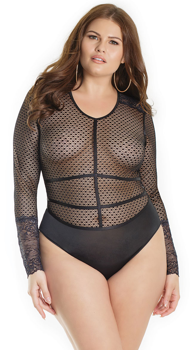 Plus Size Bad Intentions Bodysuit by Coquette