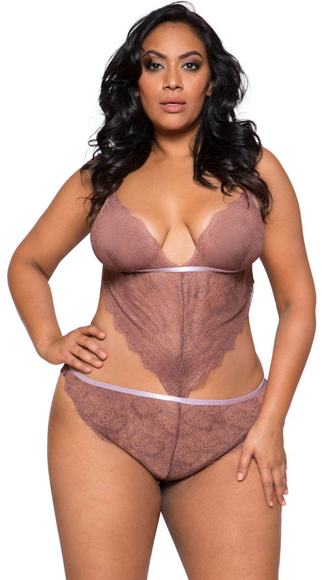 Plus Size Cut To The Chase Teddy by Roma
