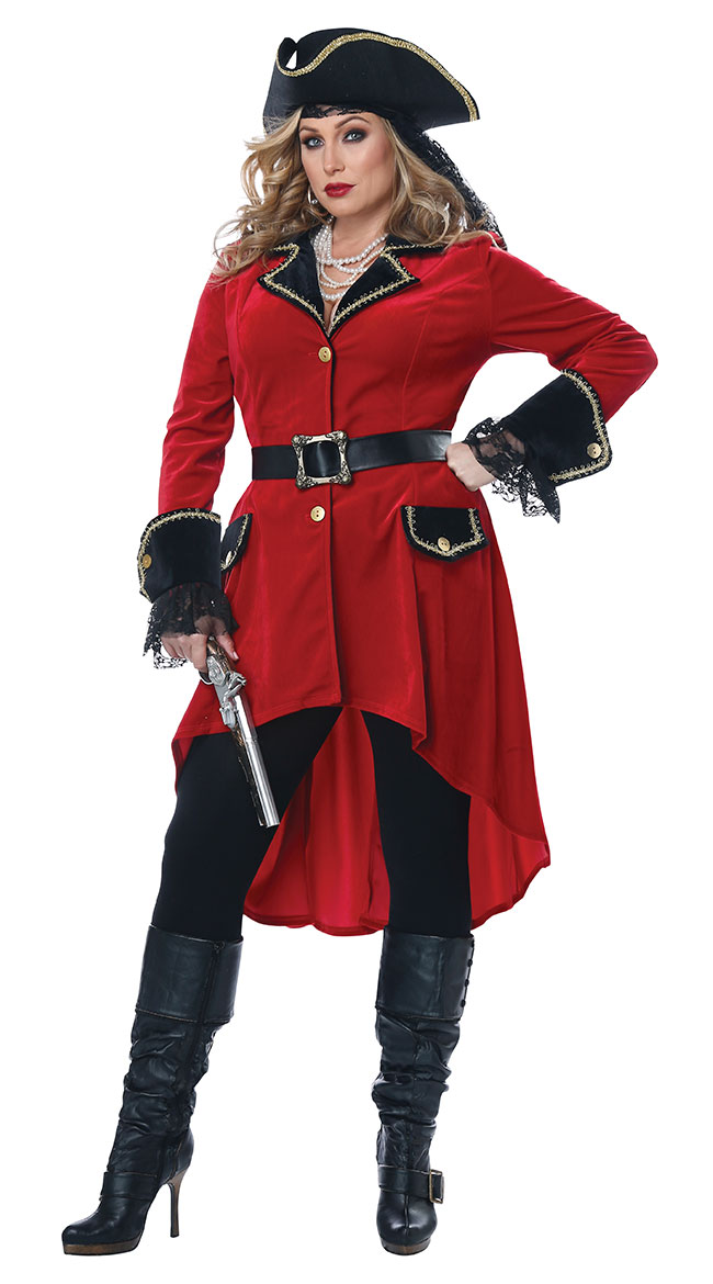 Plus Size High Seas Heroine Costume by California Costumes