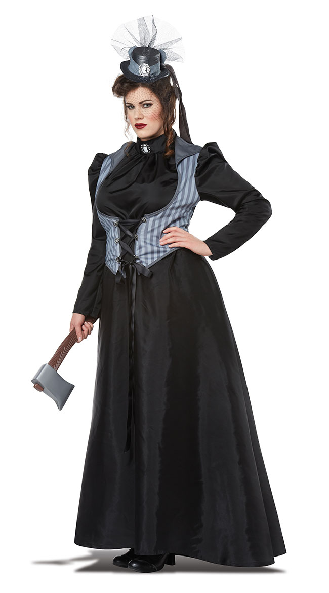 Plus Size Lizzie Borden Ax Murderess Costume by California Costumes