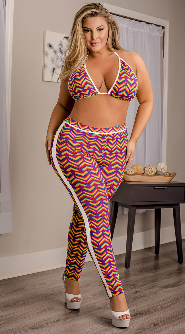 Plus Size Show Your Pride Leggings by Magic Silk