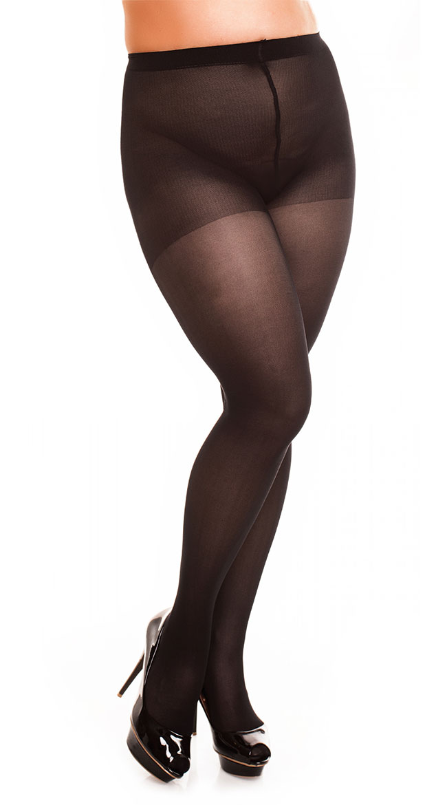 Plus Size Supportive Pantyhose by Glamory Hosiery