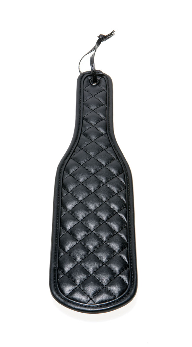 Quilted Black Paddle by Allure Lingerie / Black Paddle
