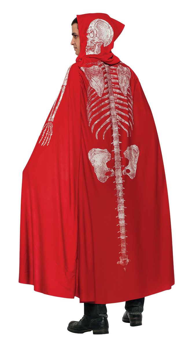 Red Devil Cape by Rubies Costumes / Skeleton Cape